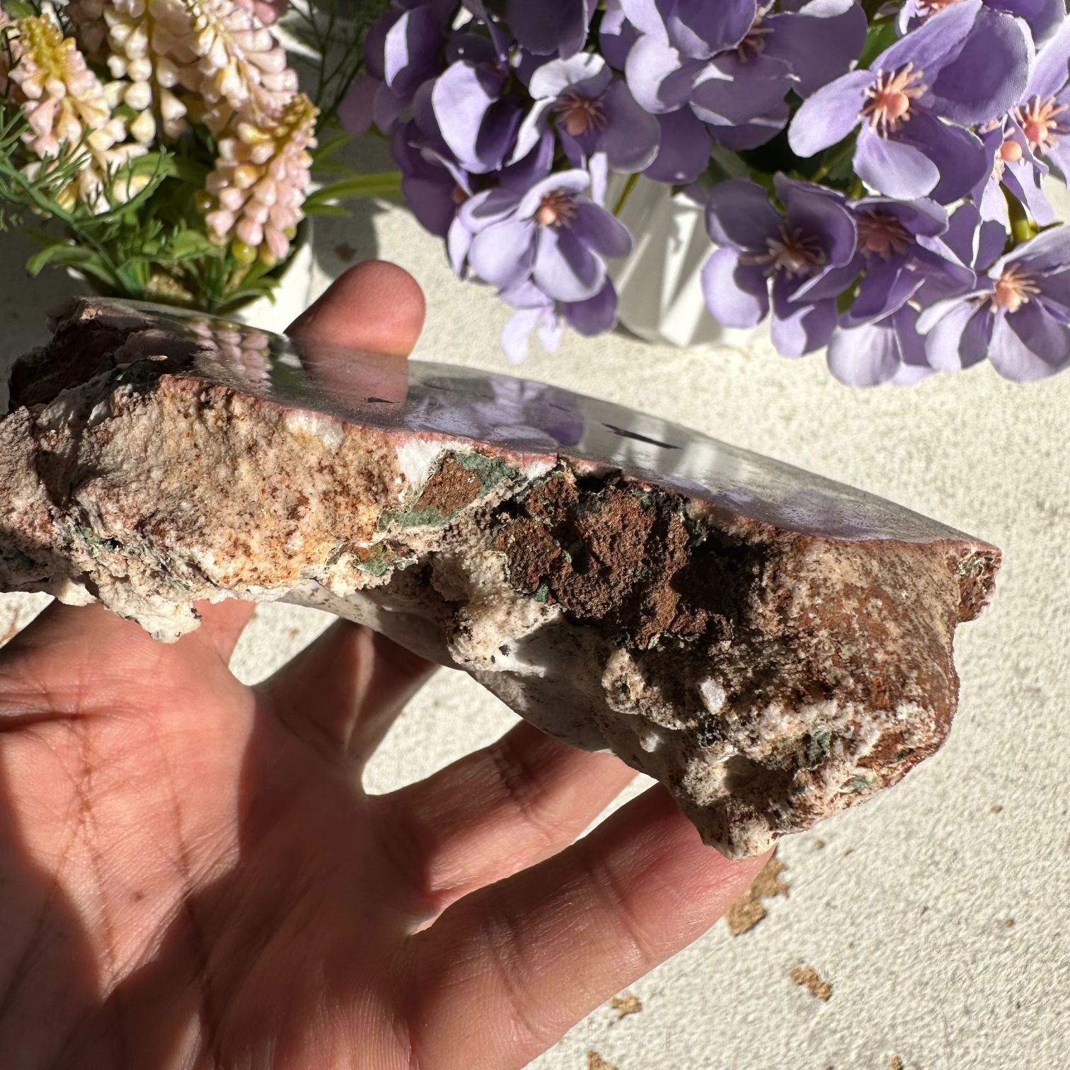 Pink Amethyst - Slice - 14 Pink Amethyst - Slice - 14